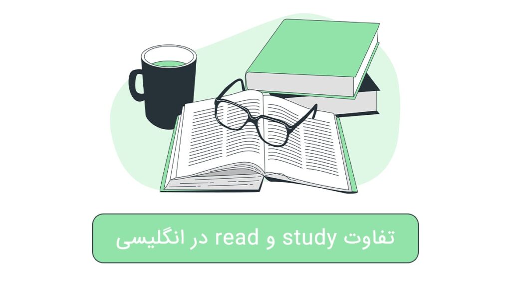 تفاوت study و read در انگلیسی
